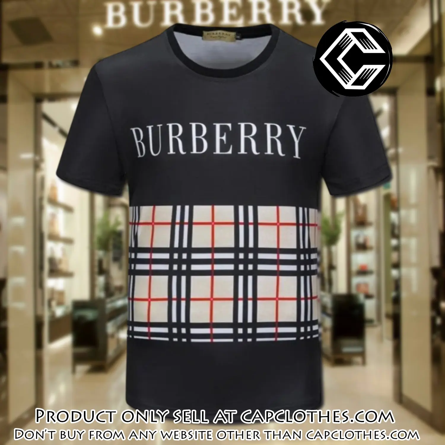 Burberry logo black luxury brand unisex tshirt outfit for men women cc5621858